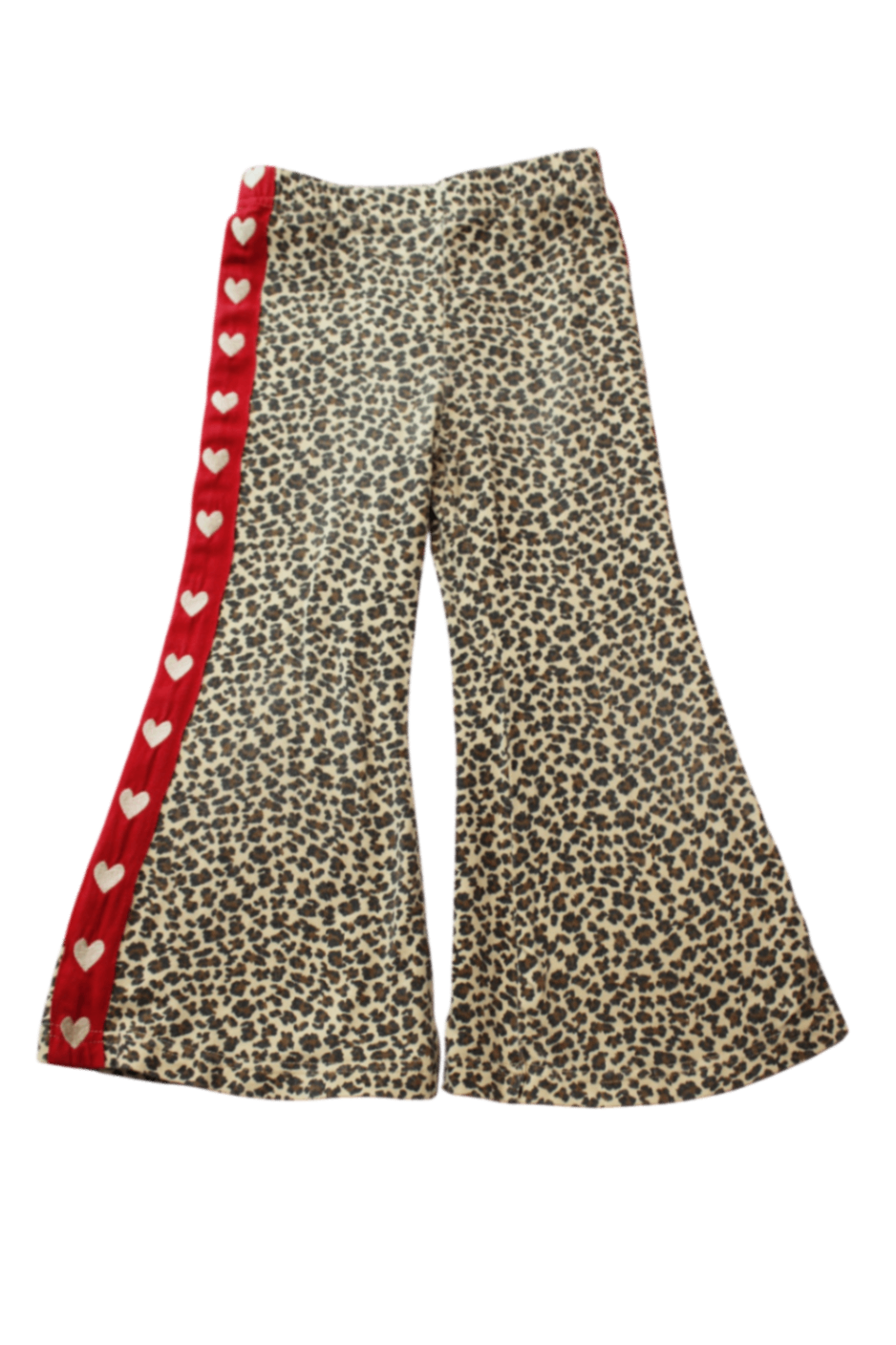 Posh & Soss Flared Leggings, Beige, 4