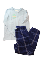 Peter Alexander Pajama Set, Light blue and navy, 8