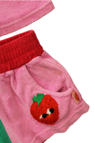 Halcyon Nights Outfit, Pink, red, green and yellow, 6-12M
