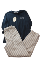 Peter Alexander Pajama Set, Navy and white, 8