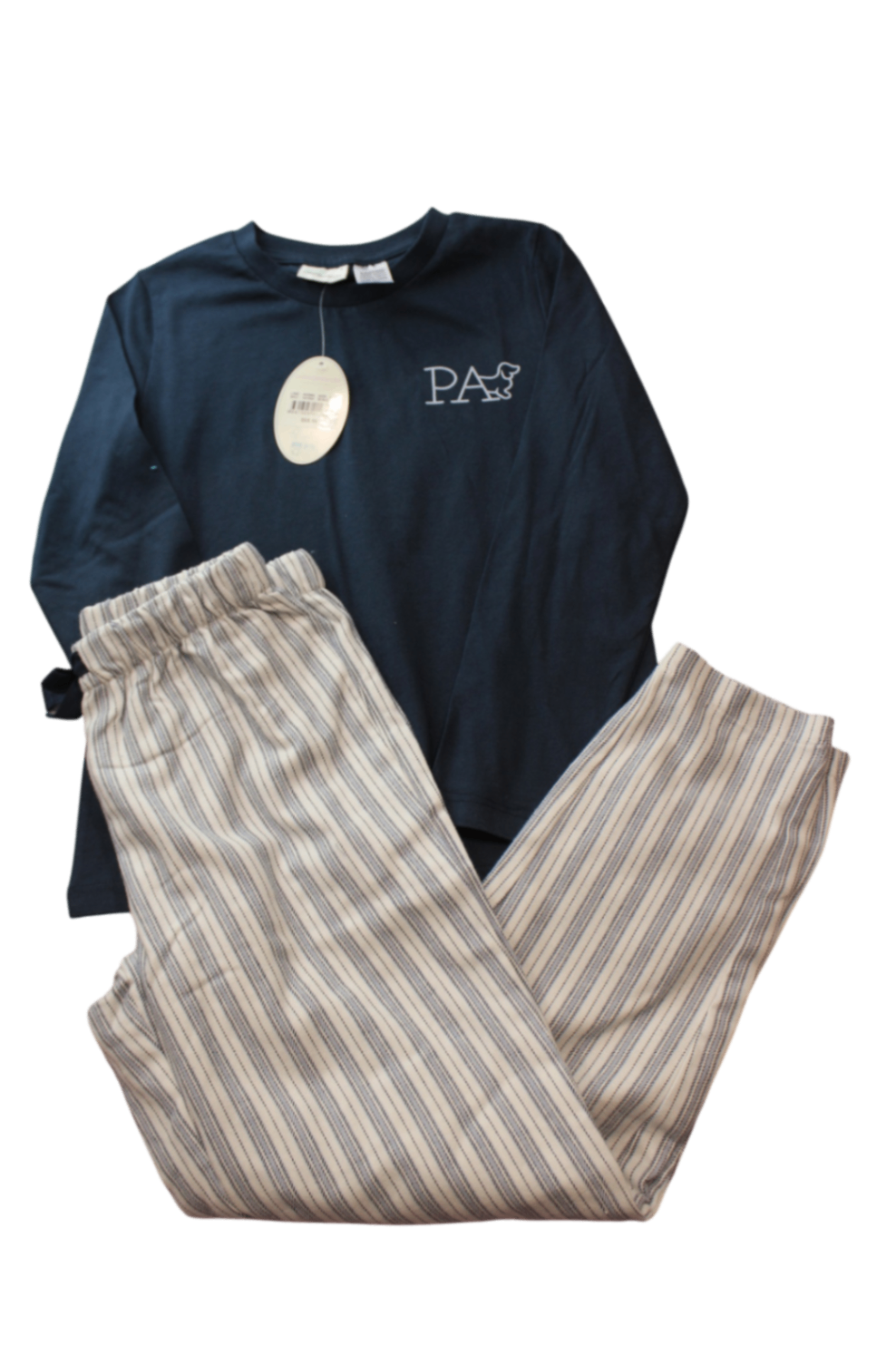 Peter Alexander Pajama Set, Navy and white, 8