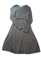 Ripe Nursing Dress, Grey, Medium/12