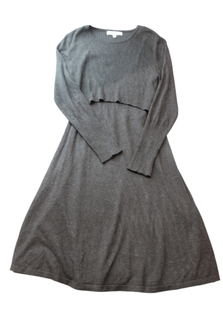 Ripe Nursing Dress, Grey, Medium/12