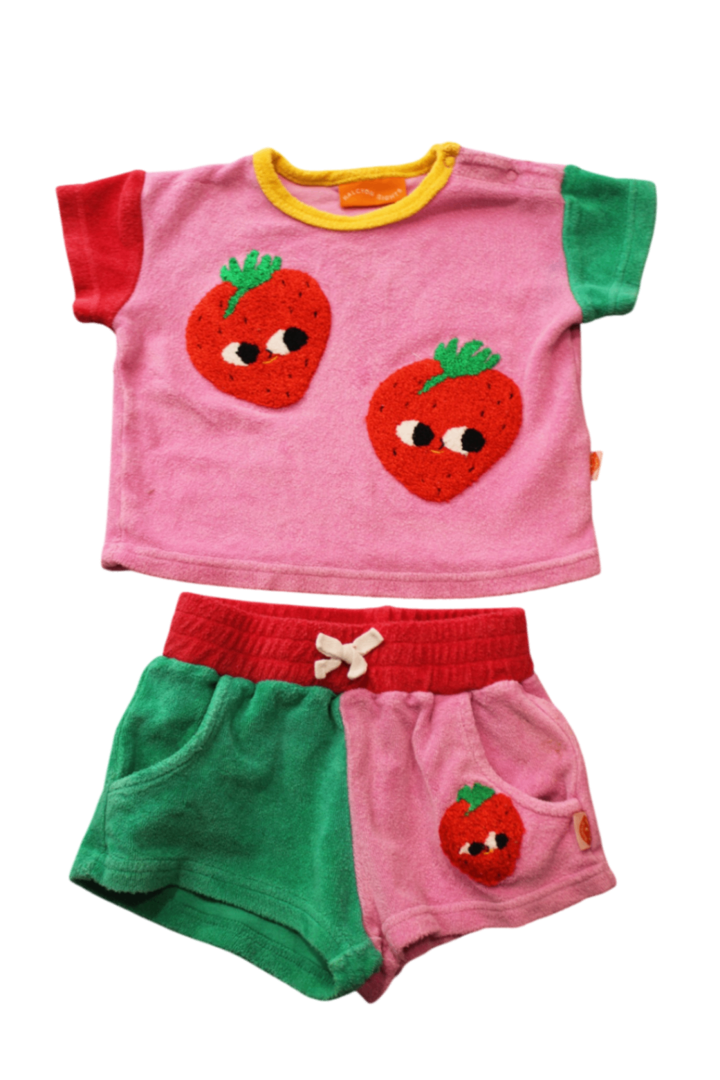Halcyon Nights Outfit, Pink, red, green and yellow, 6-12M