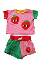 Halcyon Nights Outfit, Pink, red, green and yellow, 6-12M