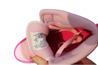 Jordan Sneakers, Pink and White, US 2Y / UK 1.5 / EUR 33.5 / CM 21.5