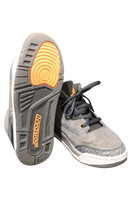 Jordan Shoes, Grey, black, orange and white, US 3Y