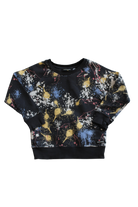 *Rock Your Kid Jumper, Black with multicolour splatter print, 2