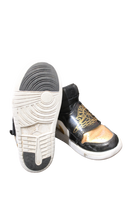 Jordan Shoes, Black, Gold, White, US 12