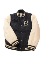 Birch & Stone Jacket, Navy and cream, S