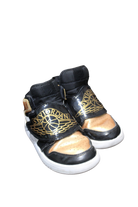 Jordan Shoes, Black, Gold, White, US 12