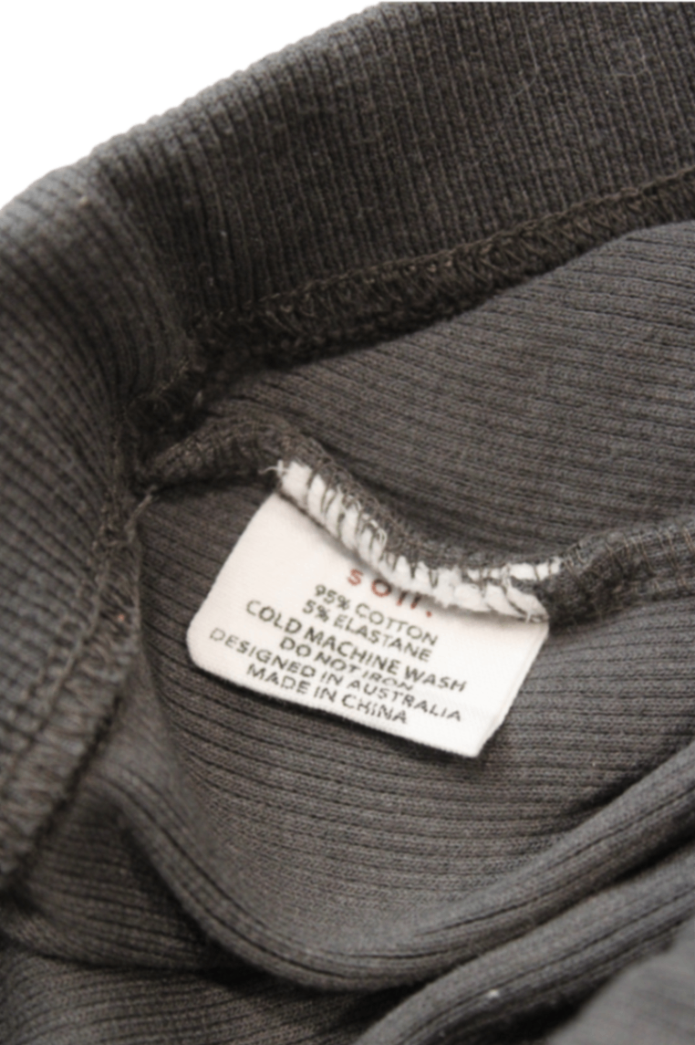 Soll. The Label Flared Leggings, Grey, 3