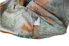 Kip&Co Dress, Mint green with orange and green floral print, 3