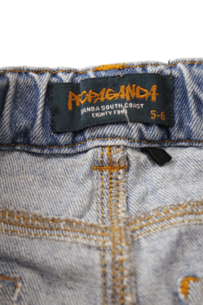 Ghanda Pants, Light Blue, 5-6