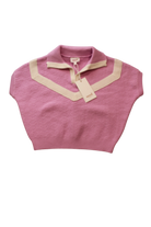 Seed Heritage Jumper, Pink and Cream, 4