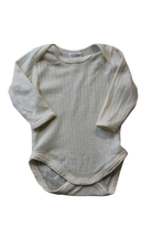 Nature Baby Bodysuit, Cream pointelle, 000