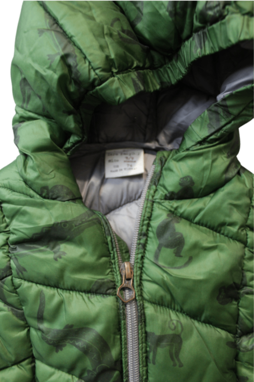Zara Puffer Vest, Green, 0