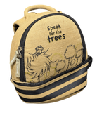 Dr. Seuss Backpack, Jute and black,