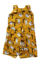 Handmade Playsuit, Mustard yellow, 0