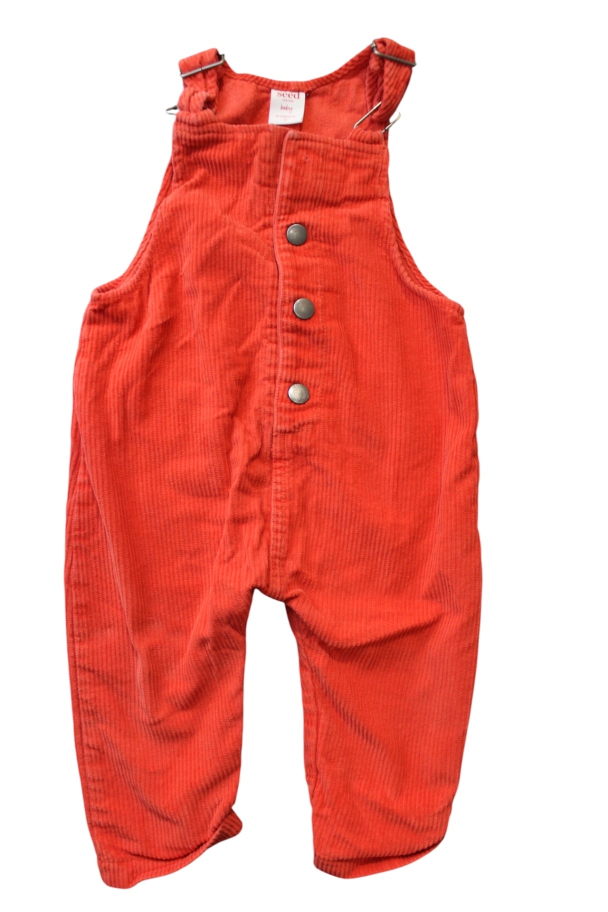 Seed Heritage Overalls, Red, 6-12 months