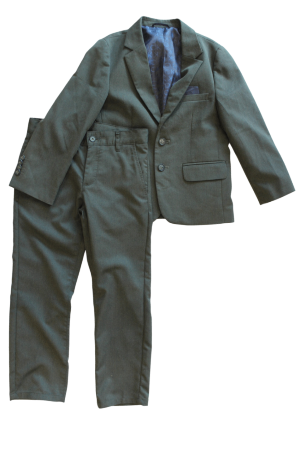Calvin Klein 2 piece Suit, Grey, 6