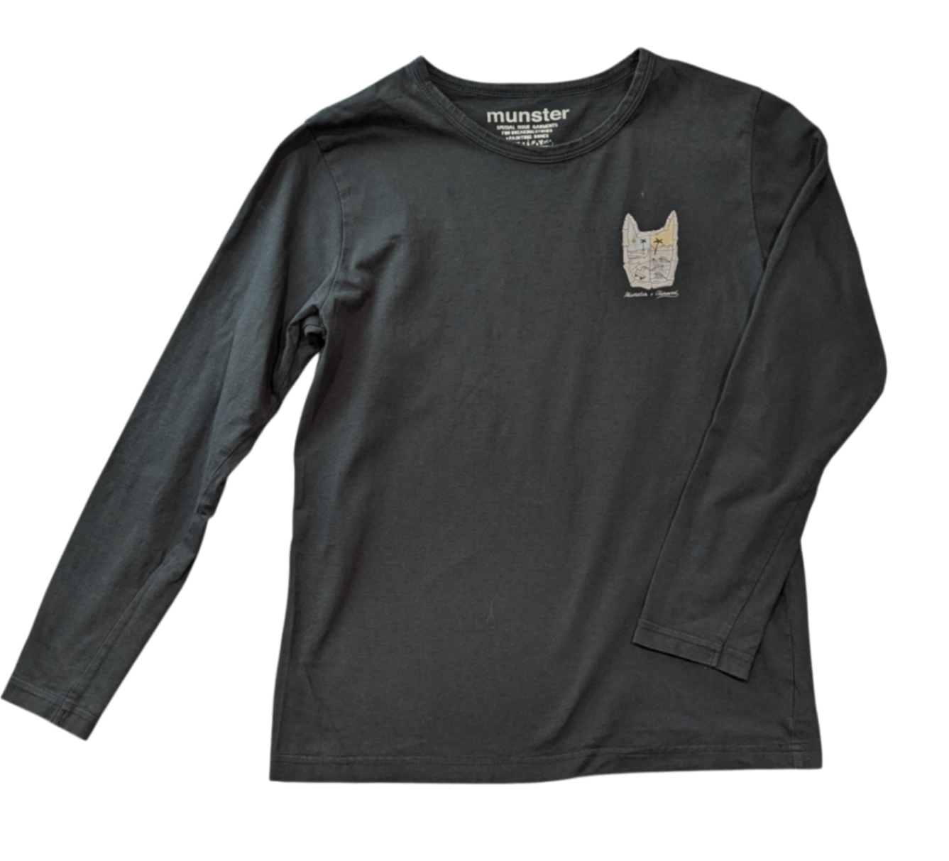 Munster Long-Sleeve T-Shirt, Charcoal, 10