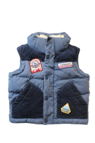 Eider Puffer Vest, Blue, 2-3