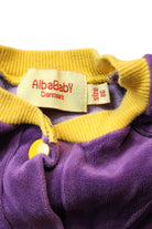 AlbaBaby Cardigan, Purple and Yellow, 86