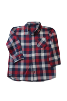 Baby Fresh Shirt, Red, navy, white, grey, 4