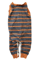 MIANN&CO Playsuit, Grey and rust orange, 12-18m