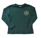 Seed Long-Sleeve T-Shirt, forest green/white, 6