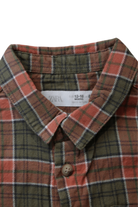 Zara Shirt, Red, olive green, cream and black plaid, 12-18 months