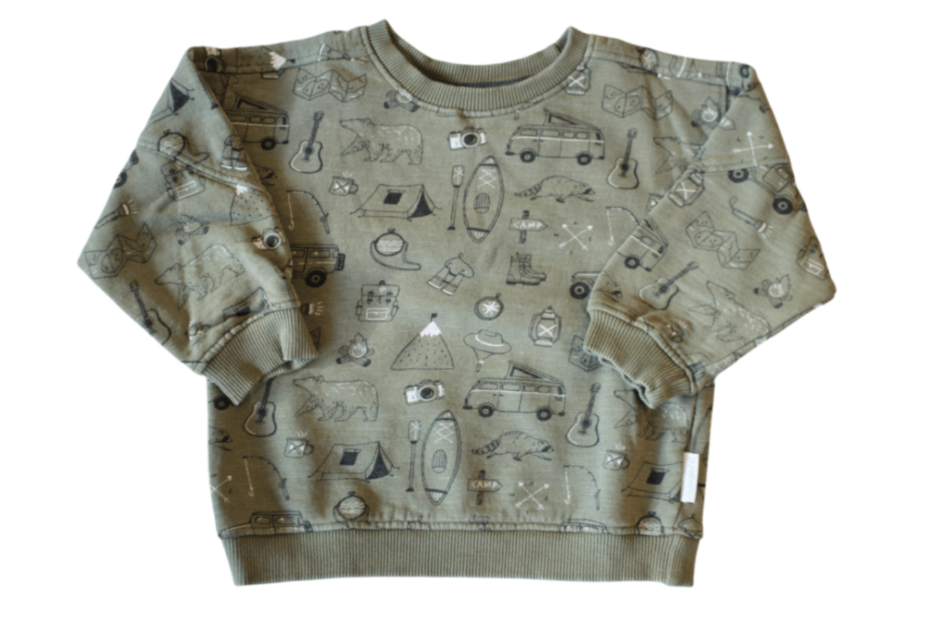 Purebaby Jumper, Khaki, 2